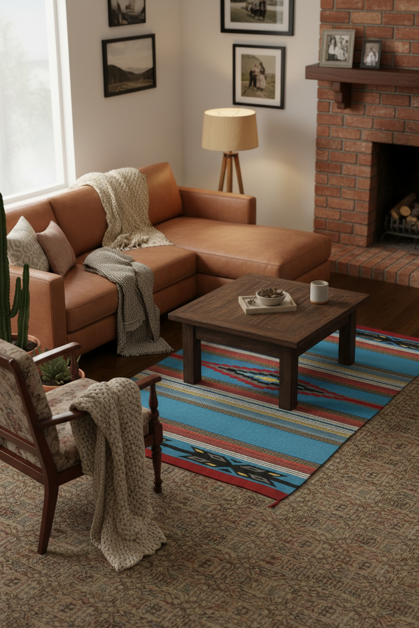 Southwestern Rug - NZ Traditional Lounge