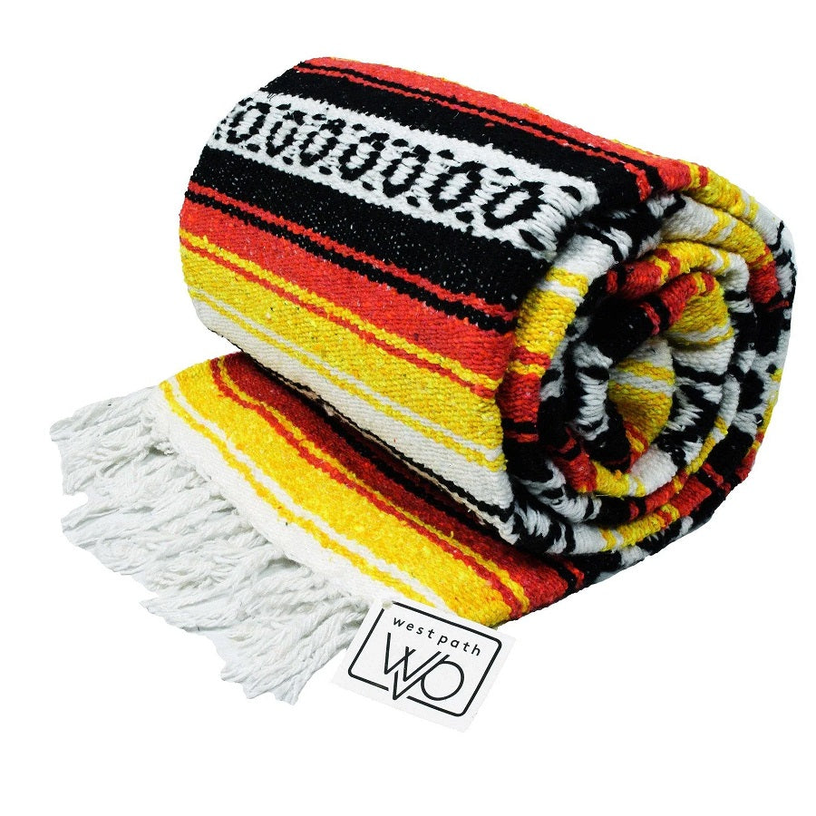 Super falsa rolled up blanket in bright colours