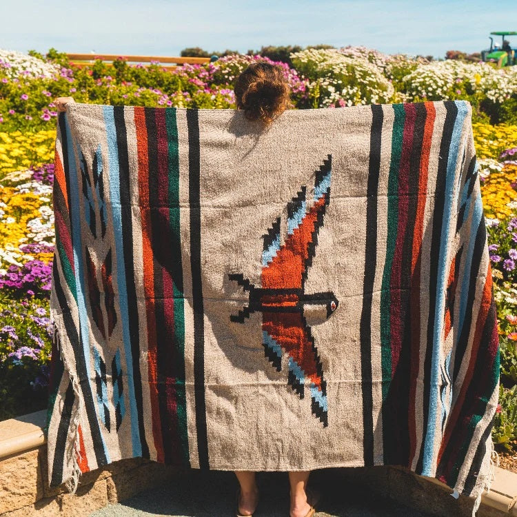 Thunderbird Blanket - Beige