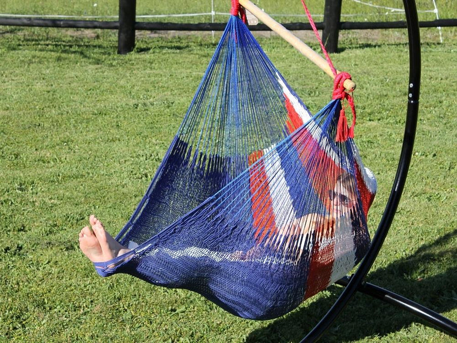 Woven Cotton Mexican Chair Hammock