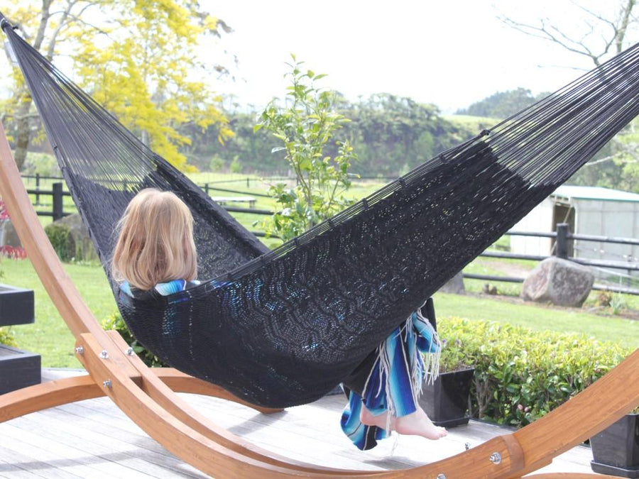 Black Hammock - Mexican Woven - Polyester