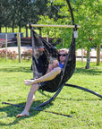 Black Chair Hammock & Hammock Chair Frame