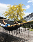 Black Hammock on Deck