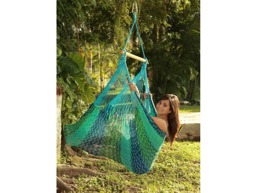 Chair Hammock - XL Size - Blue, Blue and Green