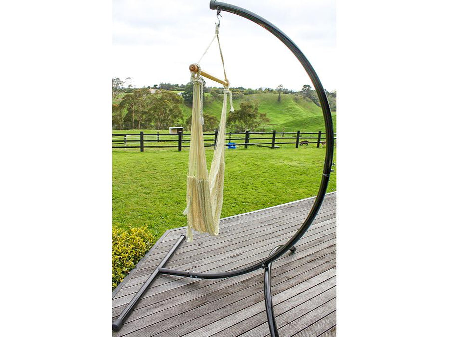 Curved chair hammock stand