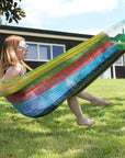 Mexican Coral Hammock - Colourful Cotton Hammock