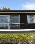 Hammock Hung From Posts With Tree Straps