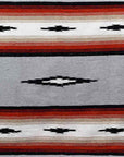 Grey Mexican Saltillo Blanket