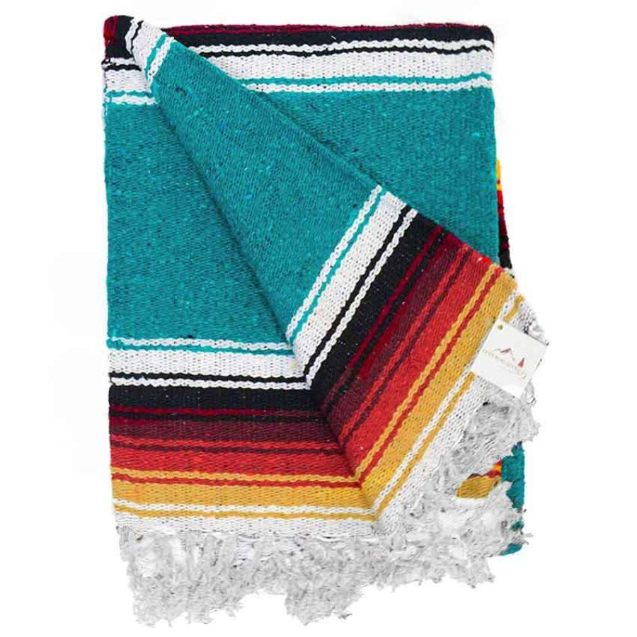 Colourful Mexican blanket