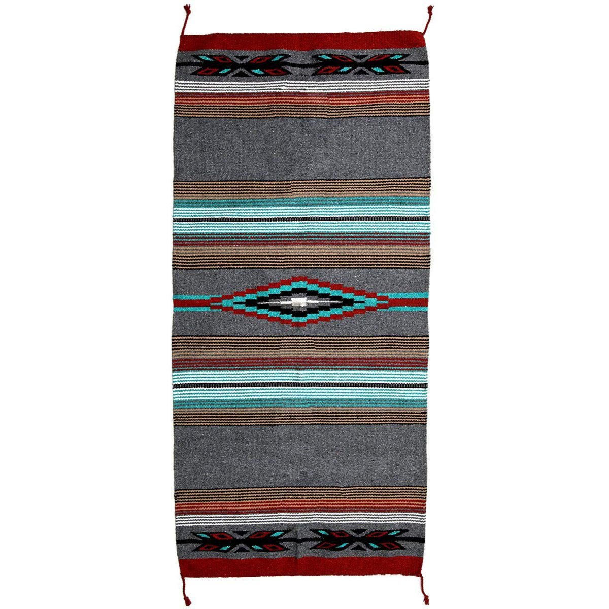Floor Rug - Western Style - Grey