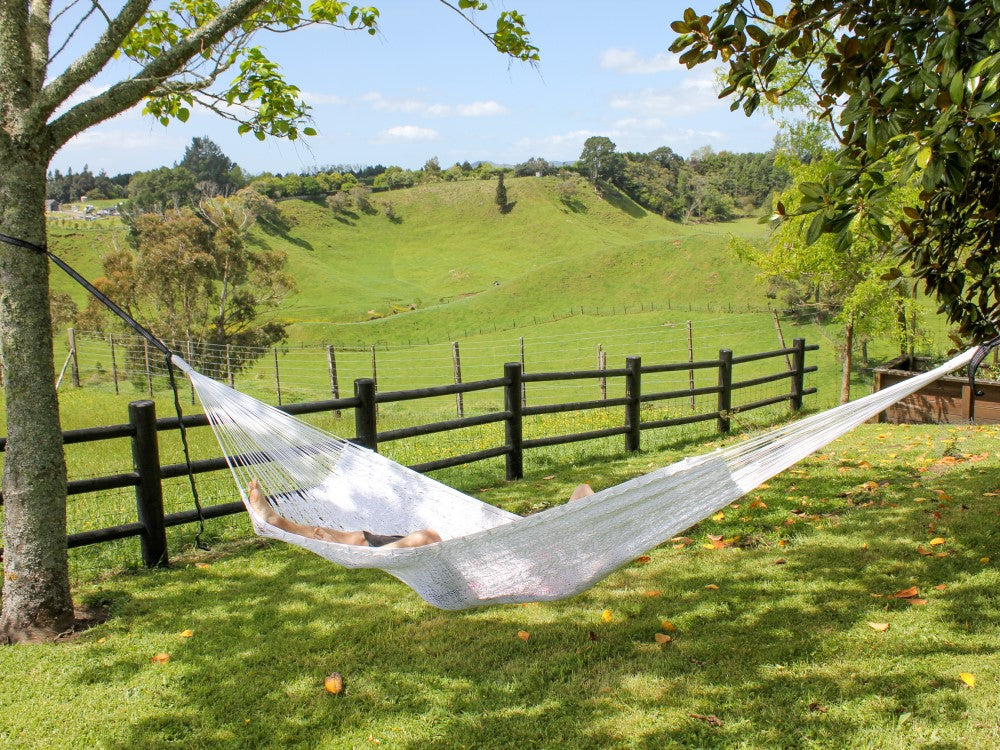 White Outdoor Hammock NZ