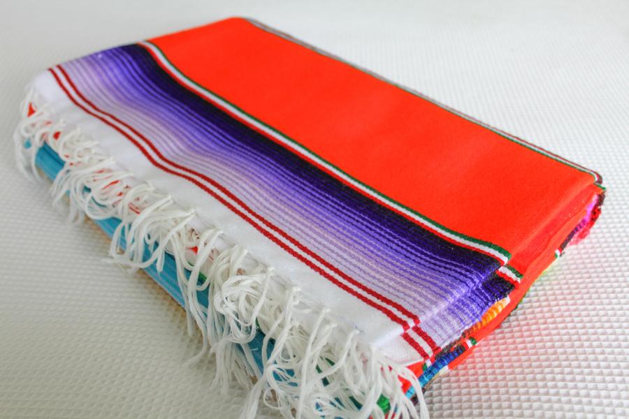 Classic Mexican Striped Blanket