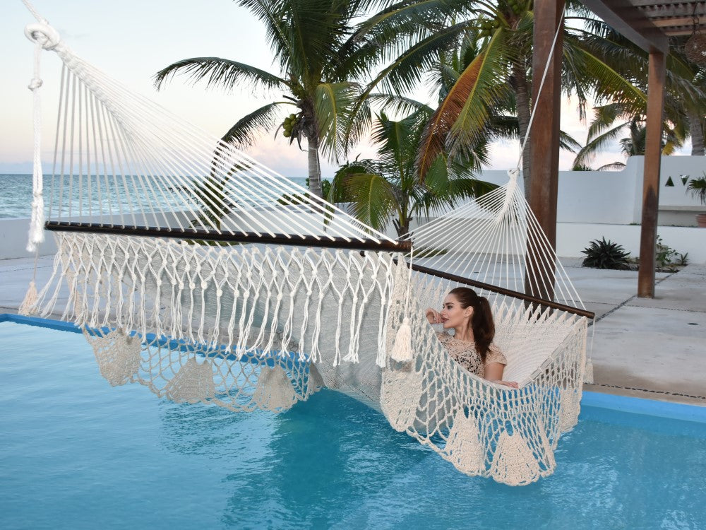 Woven Resort Hammock - Mexican Handmade