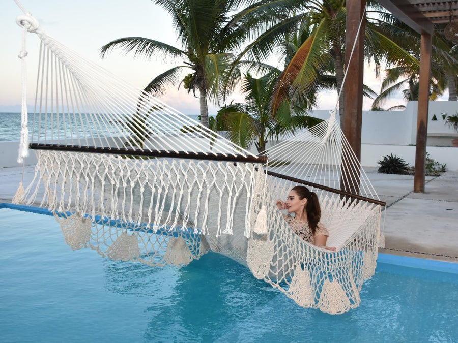 Woven Resort Hammock - Mexican Handmade