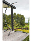 Chair hammock stand on deck