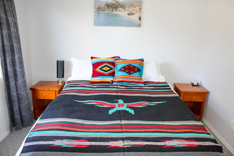 Large Heavy Weight Mexican Bed Blanket
