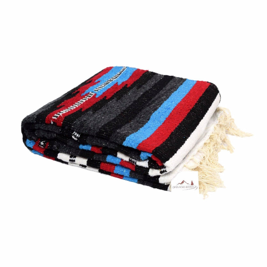 Fold Mexican Saltillo Blanket