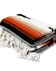 Folded Blanket - Grey Mexican Style