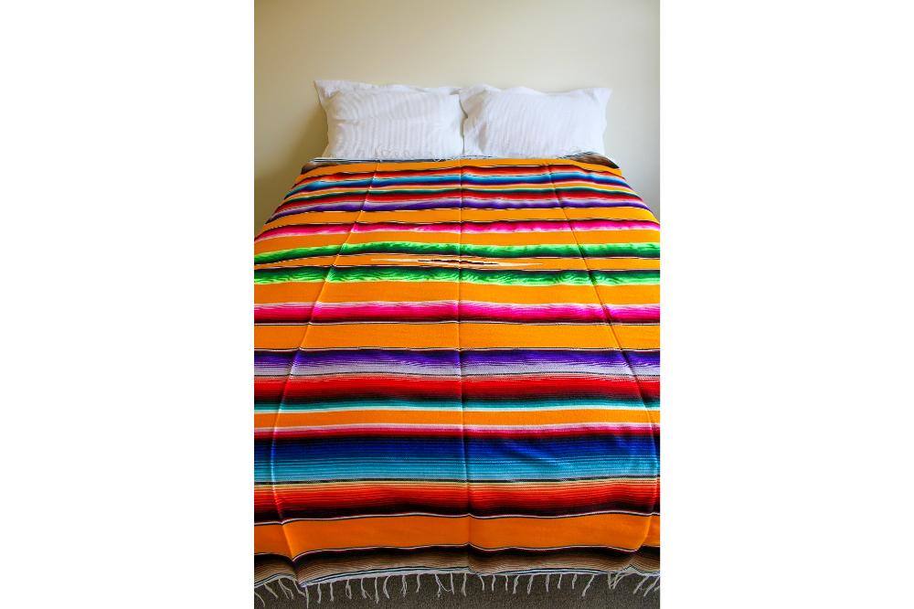 Mexican Yellow Colourful Bedspread