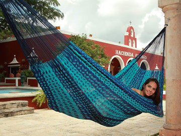 Mexican Hammock - Double Blue