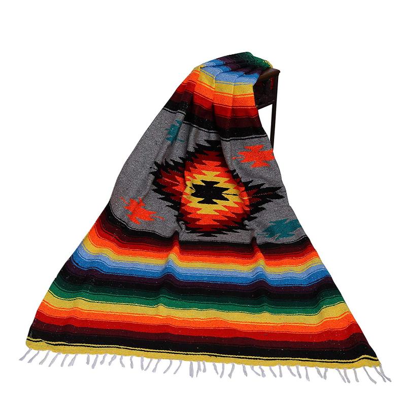 Mexican Made Blanket - Saltillo Design