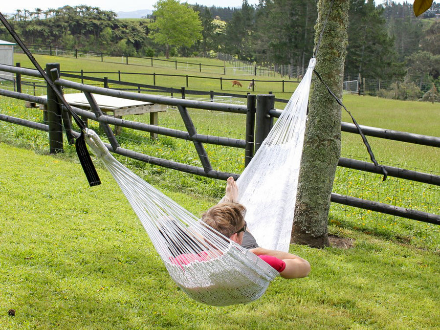 White Polyester Hammock