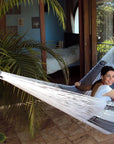 Cotton Hammock - Mexican - Black and White
