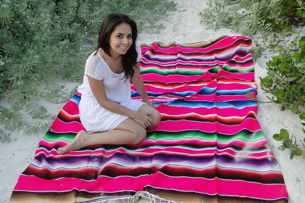 Mexican Blanket - Pink