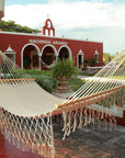 White Bar Style Hammock - Mexican Woven