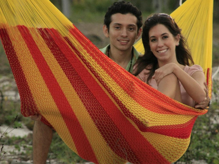 Mexican garden hammock