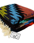 Fold Mexican Saltillo Blanket