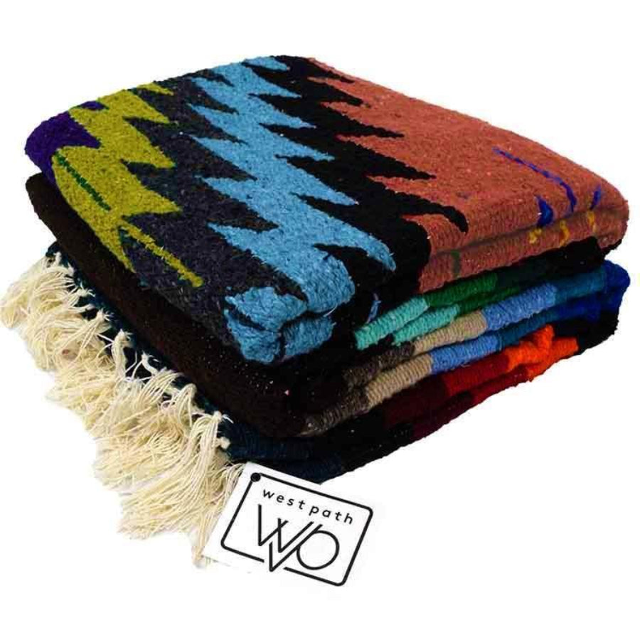 Fold Mexican Saltillo Blanket