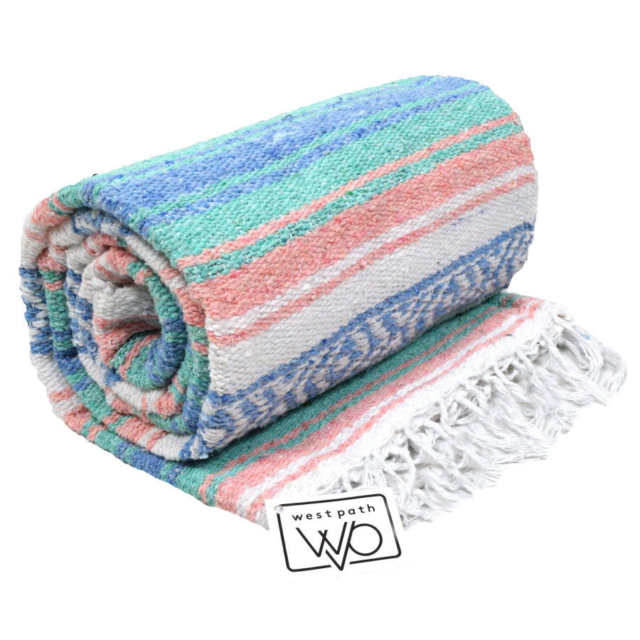 Rolled up Yoga blanket
