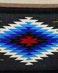 Charcoal blanket with bright diamond centre