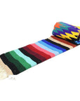 Colourful Striped Mexican Blanket