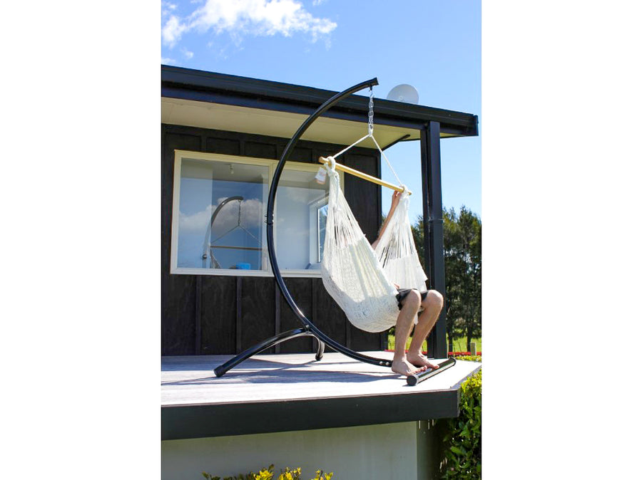 Outdoor Weather Resistant Chair Hammock and Stand