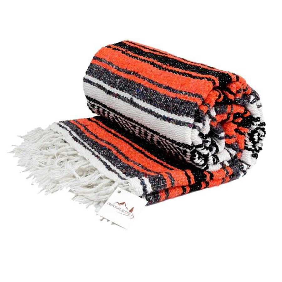 Mexican Falsa Blanket - Orange