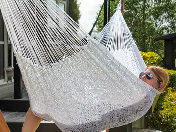 Mexican Handmade Polyester Thick Cord Hammock