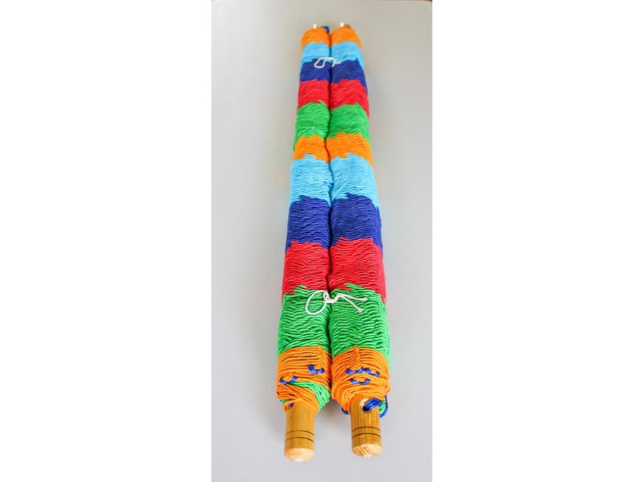 Mexican Spreader Bar Hammock - Rainbow Coloured