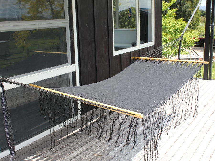 Mexican polyester black hammock