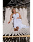 Mexican Spreader Bar Hammock - Off White