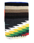Mexican saltillo blanket with diamond centre