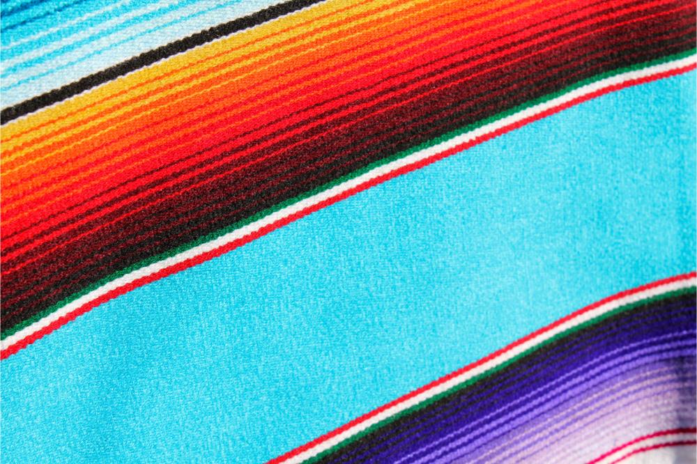 Sarape Blanket Closeup