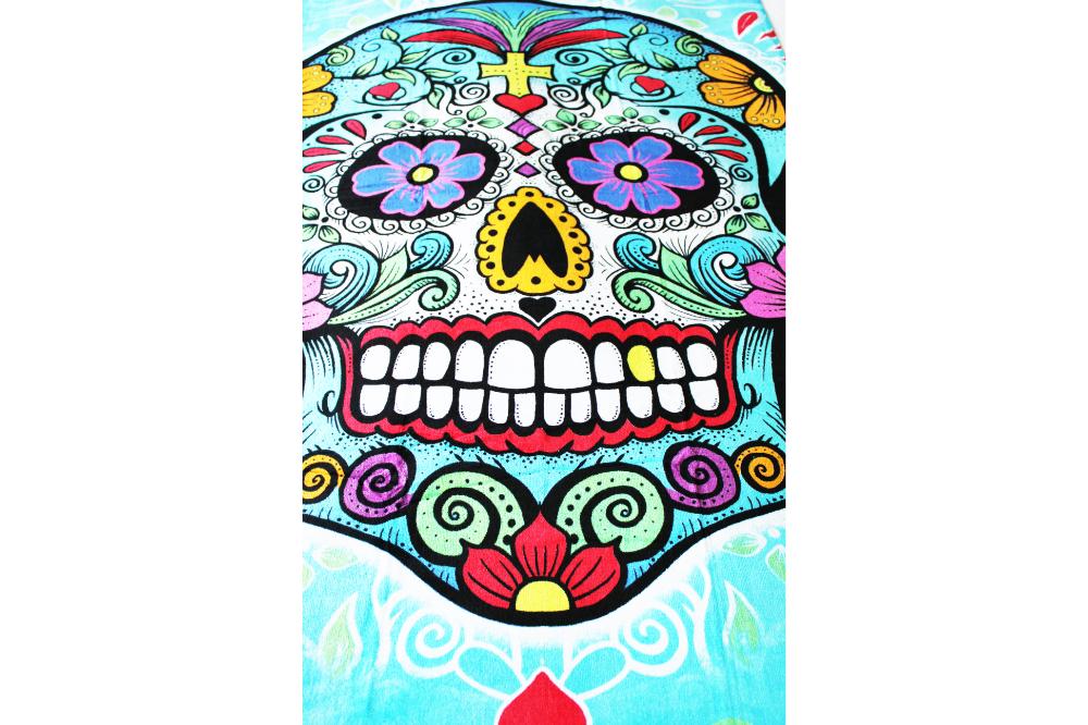 Skull towel - Day of the Dead Theme