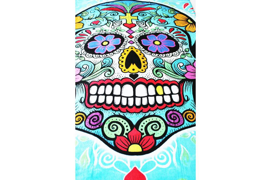 Skull towel - Day of the Dead Theme