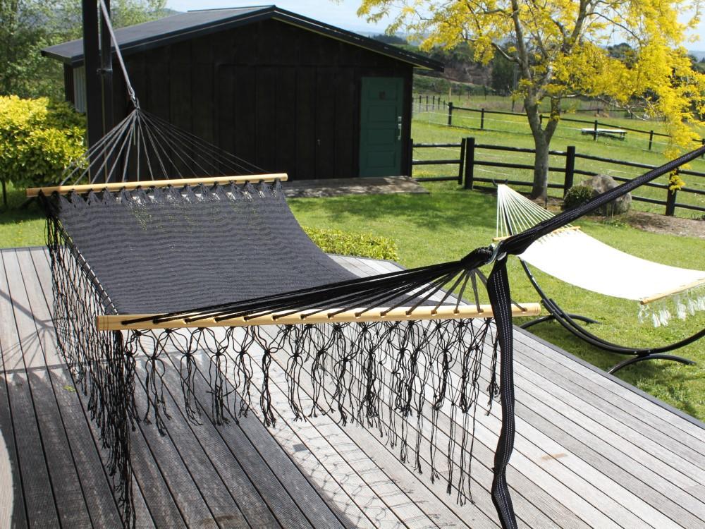 Cielo Mexican Hammock - American Style - Black