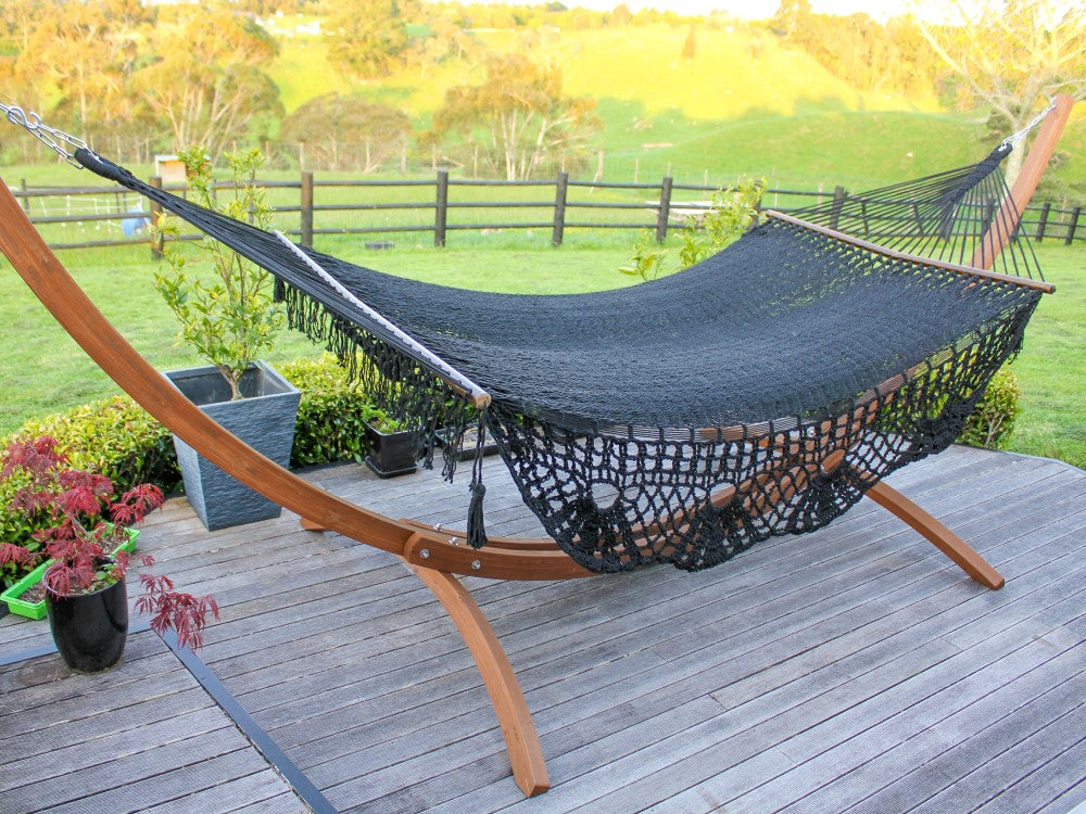 Black Spreader Bar Hammock