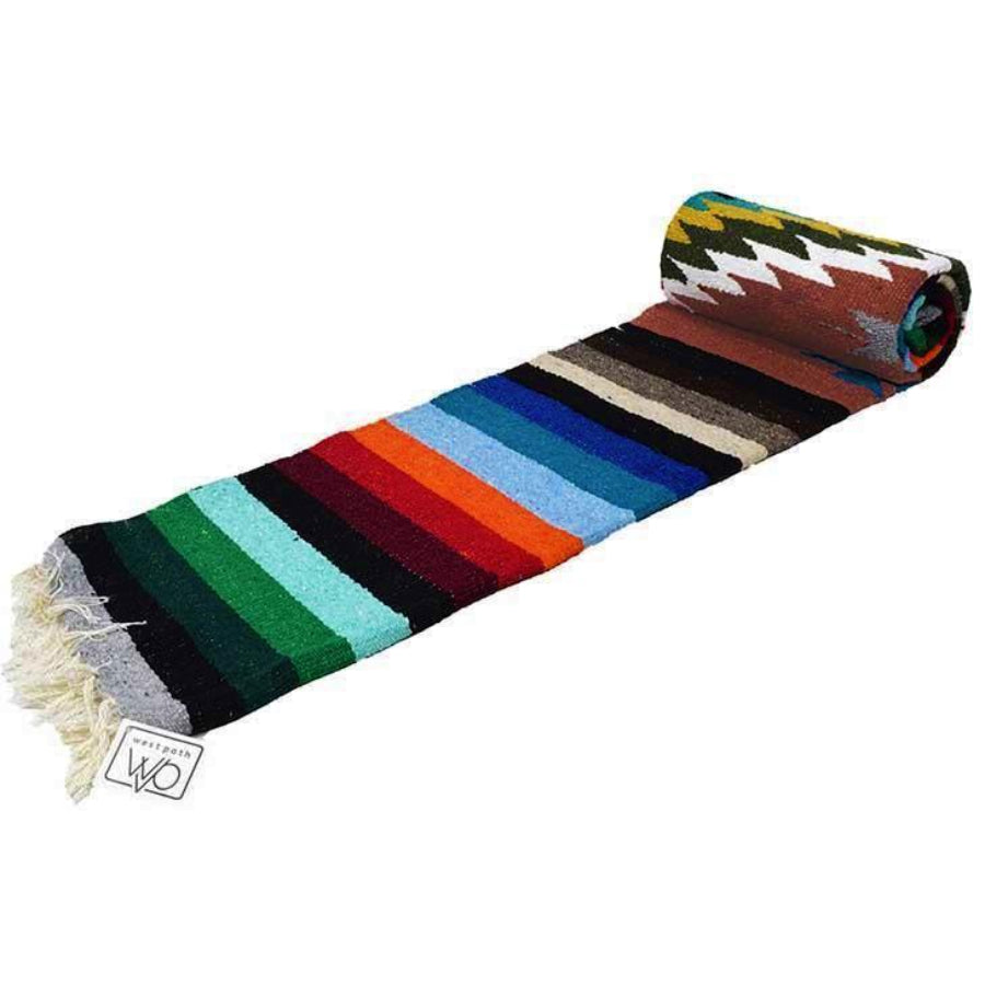 Colourful Stripes on Mexican Blanket