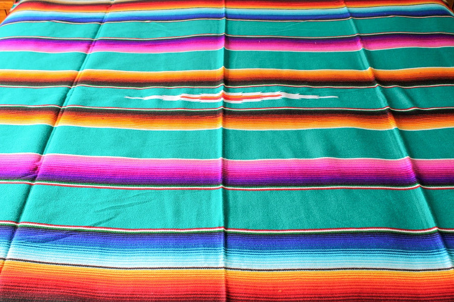Sarape Diamond Centre Mexican Blanket NZ