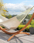 Mexican Hammock and Wooden Hammock Stand
